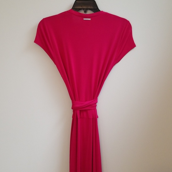Michael Kors Wrap-Style Hi-Lo Maxi Dress - Picture 4 of 5
